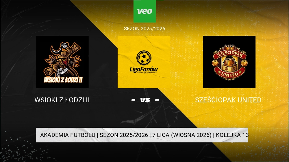 Wsioki z Łodzi II - Sześciopak United 