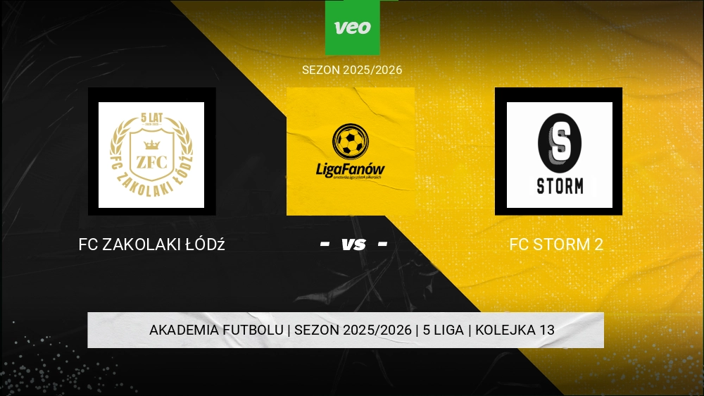 Fc Zakolaki Łódź - FC Storm 2 