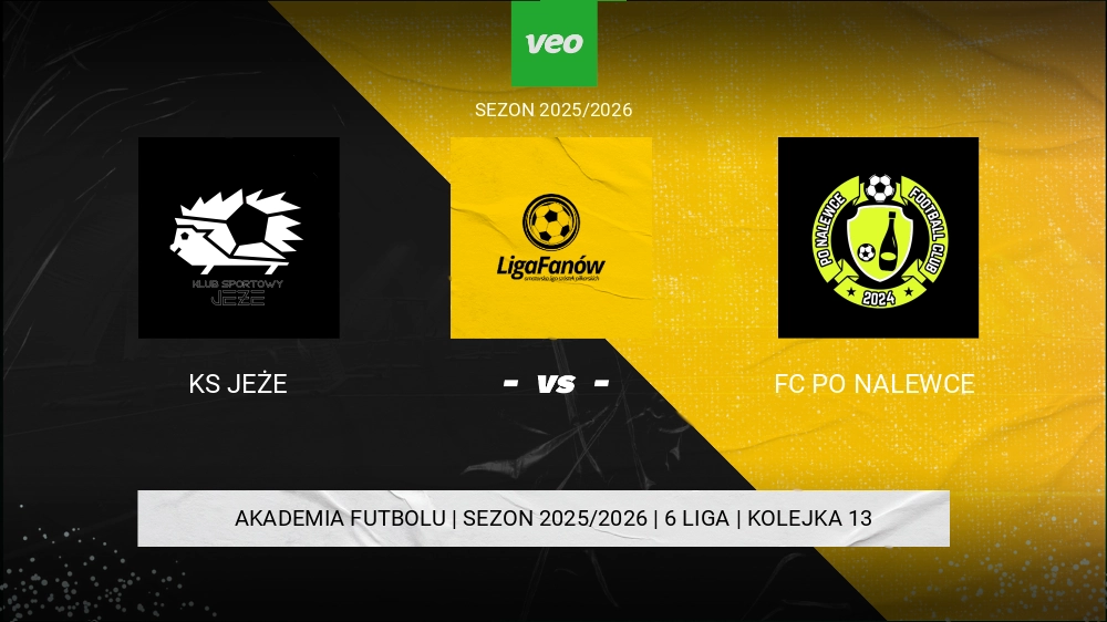 KS Jeże - FC Po Nalewce 
