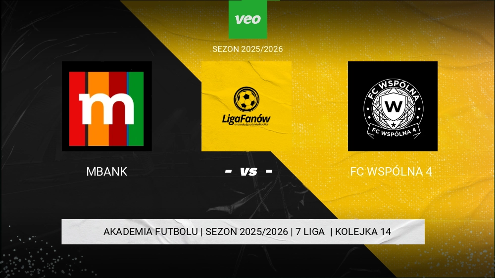 Mbank - FC Wspólna 4 
