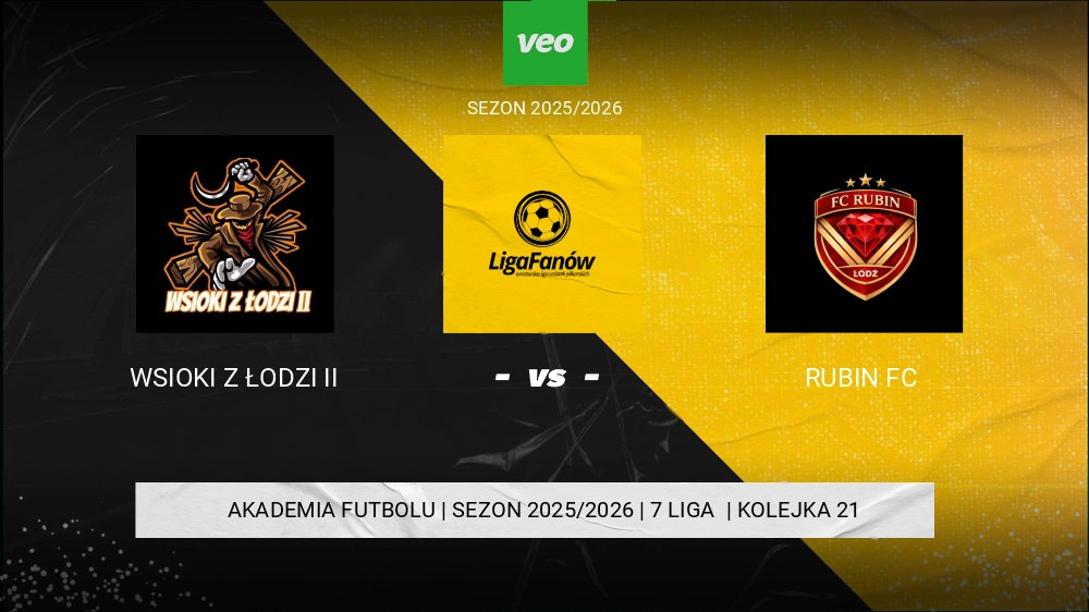 Wsioki z Łodzi II - Rubin FC 