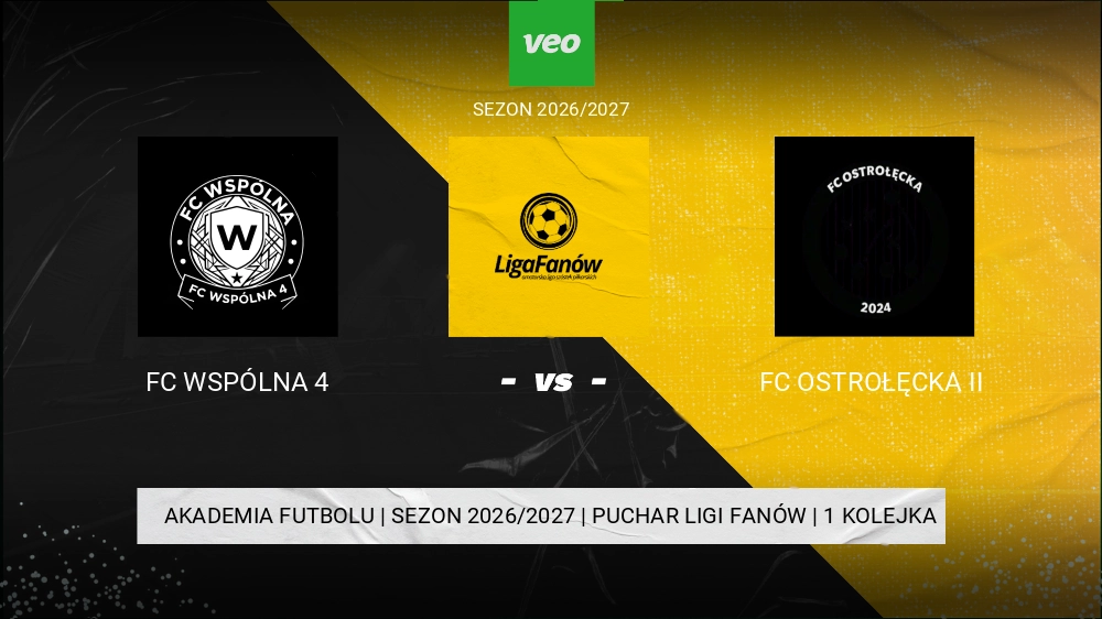 FC Wspólna 4 - FC Ostrołęcka II 
