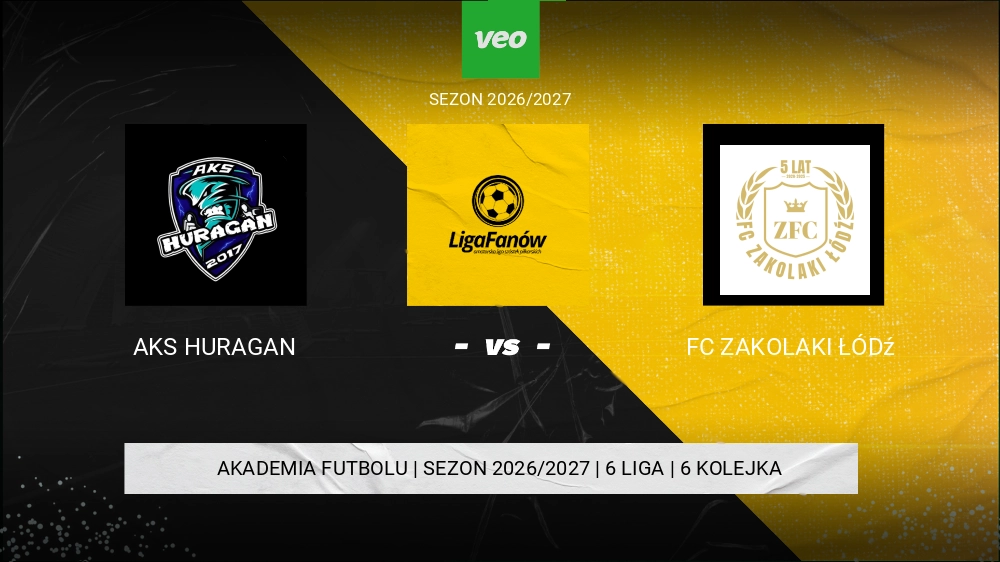 AKS Huragan - Fc Zakolaki Łódź 