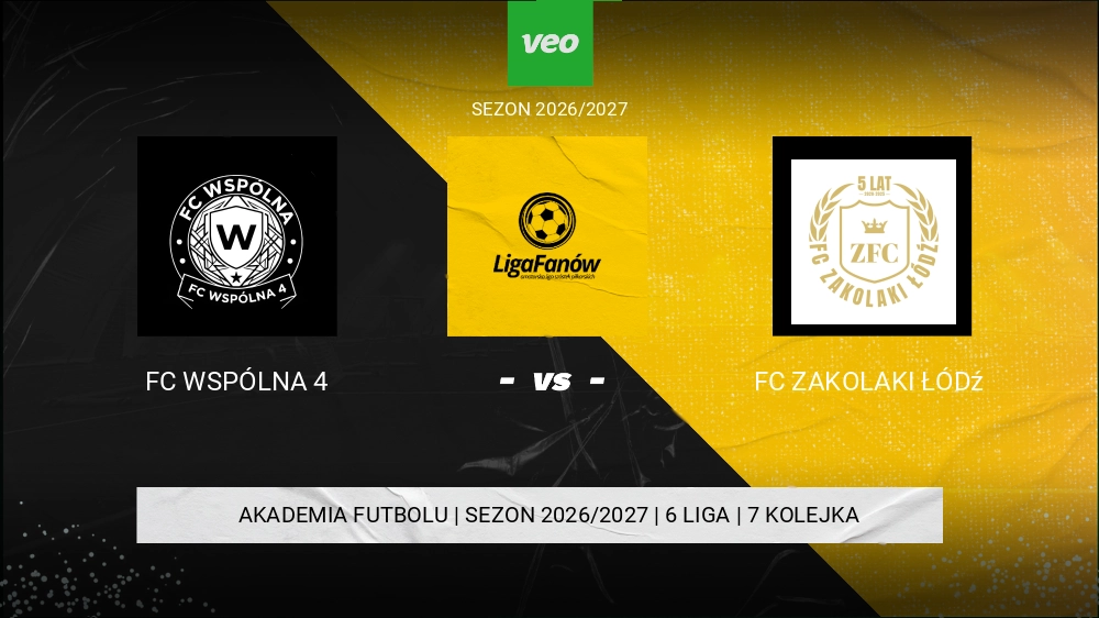 FC Wspólna 4 - Fc Zakolaki Łódź 
