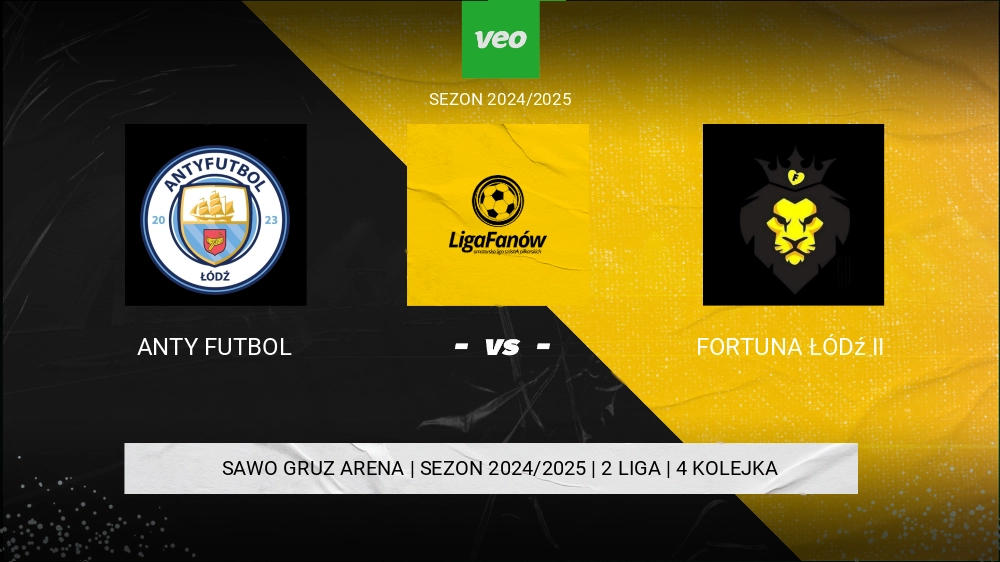 Anty Futbol  - Fortuna Łódź II 