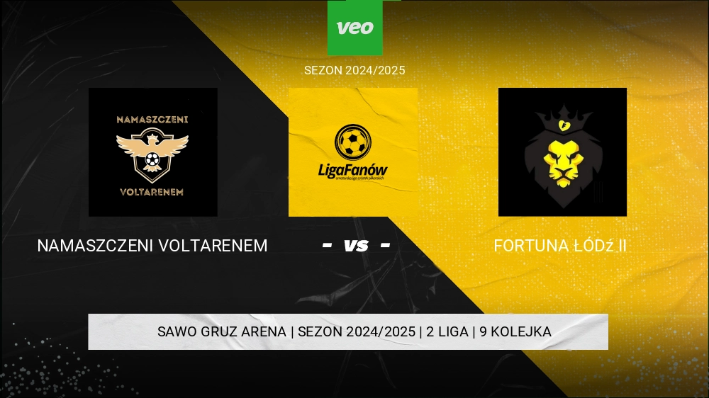 Namaszczeni Voltarenem  - Fortuna Łódź II 