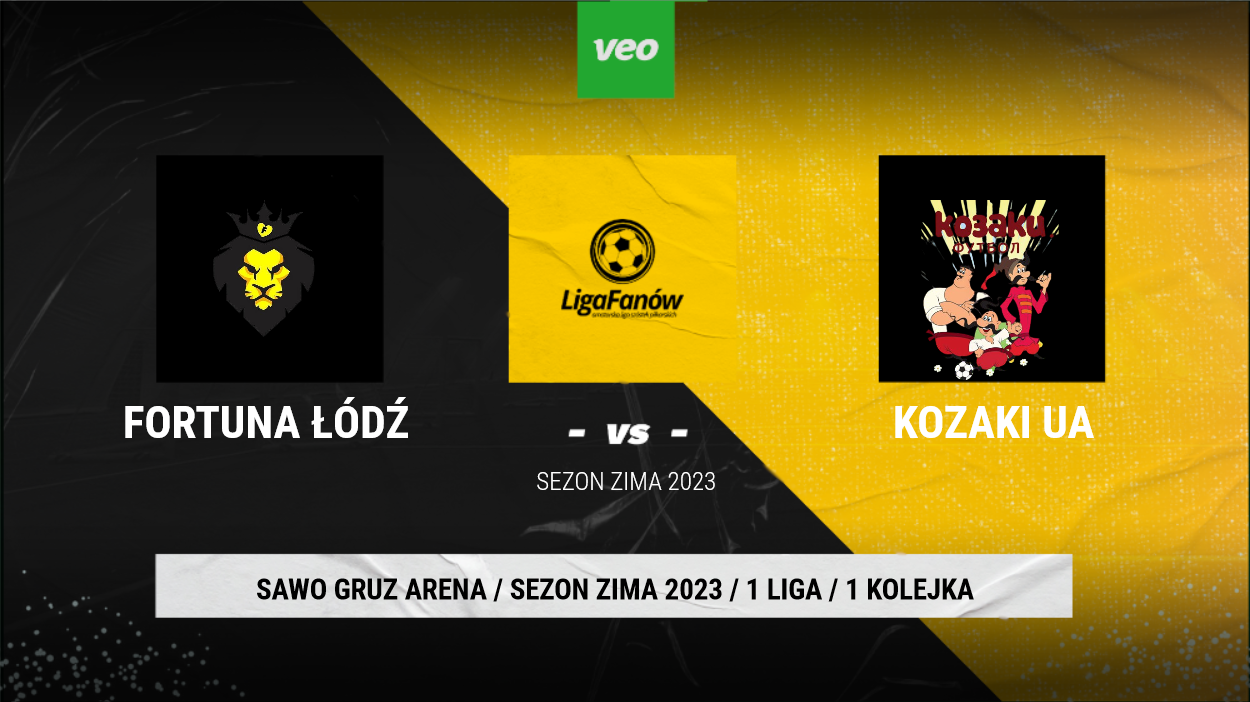 Fortuna Łódź - Kozaki UA 