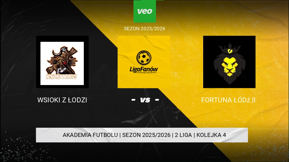 Wsioki z Łodzi - Fortuna Łódź II 