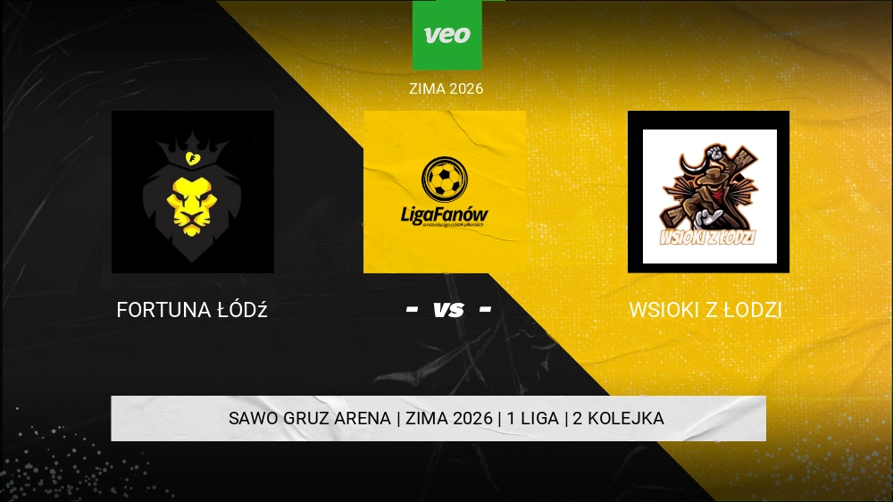 Fortuna Łódź  - Wsioki z Łodzi 